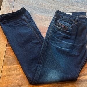 Classic Bootcut Men's Jeans in Deep Blue